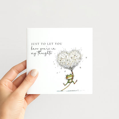Thinking Of You Card – Comfort Greeting Card - Whimsi Lilley