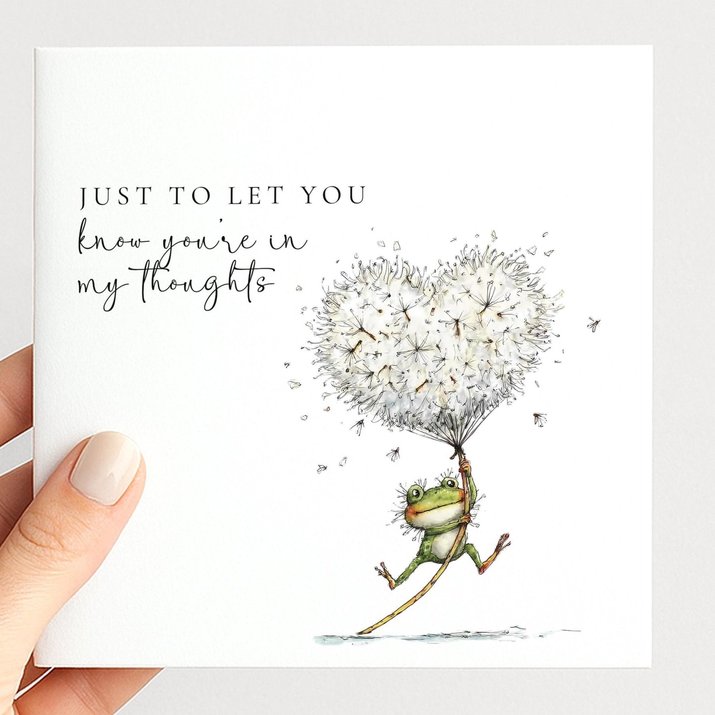 Thinking Of You Card – Comfort Greeting Card - Whimsi Lilley