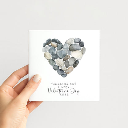 Valentines Card You Are My Rock - Whimsi Lilley